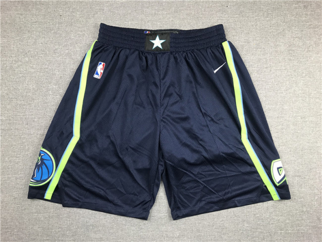 City Edition Dallas Mavericks Dallas Mavericks Basketball Shorts Dark Blue