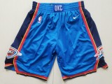 Hot Selling Oklahoma City Thunder Basketball Shorts Classic Blue