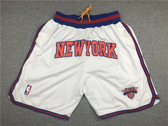 Vintage 1994 Finals White New York Knicks Basketball Shorts