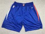 Hot Sale Blue Los Angeles Clippers Basketball Shorts