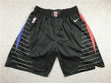 Hot Sale City Edition Black Los Angeles Clippers Basketball Shorts