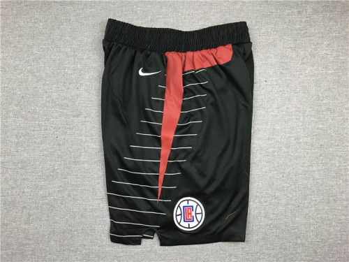 Hot Sale City Edition Black Los Angeles Clippers Basketball Shorts