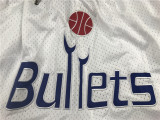 Hot Selling Washington Wizards Basketball Shorts Vintage White 