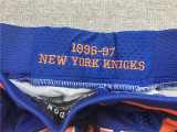 Retro 96 97 Blue New York Knicks Basketball Shorts