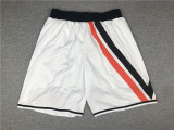 Hot Sale Retro Version White Los Angeles Clippers Basketball Shorts