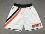 Hot Sale Retro Version White Los Angeles Clippers Basketball Shorts