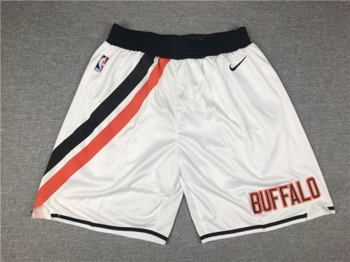 Hot Sale Retro Version White Los Angeles Clippers Basketball Shorts