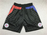 Hot Sale City Edition Black Los Angeles Clippers Basketball Shorts
