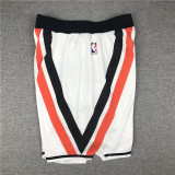 Hot Sale Retro Version White Los Angeles Clippers Basketball Shorts