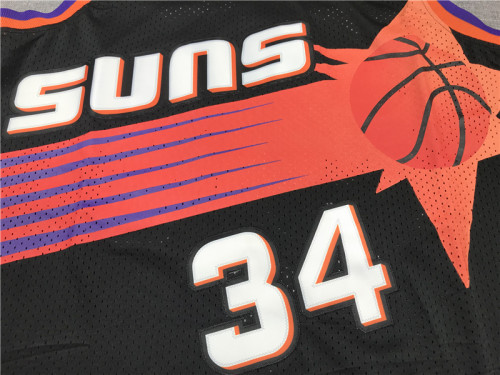 Vintage Black Charles Barkley #34 Phoenix Suns Basketball Jersey Sports Shirt Tops