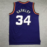 Vintage Blue Charles Barkley #34 Phoenix Suns Basketball Jersey Sports Shirt Tops