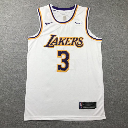 Platinum Edition Anthony Davis #3 Los Angeles Lakers Basketball Jersey Sports Shirt Tops