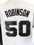 Retro David Robinson #50 San Antonio Spurs Basketball Jersey Sports Shirt Tops