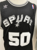 Retro David Robinson #50 San Antonio Spurs Basketball Jersey Sports Shirt Tops