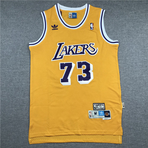 Dennis Rodman #73 Los Angeles Lakers Basketball Jersey Sports Shirt Tops
