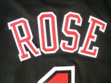 Classic Black Derrick Rose #1 Chicago Bulls Basketball Jersey Sports Shirt Tops