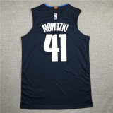 Classic Dark Blue Dirk Nowitzki  #41 Dallas Mavericks Basketball Jersey Sports Shirt Tops