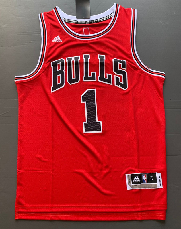 Derrick Rose #1 Chicago Bulls Basketball Jersey Sports Shirt Tops