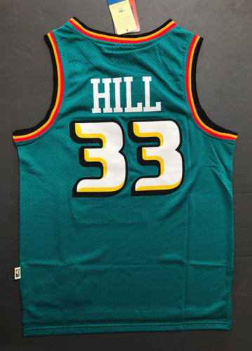 Hot Sale Grant Hill #33 Detroit Pistons Basketball Jersey Sports Shirt Tops