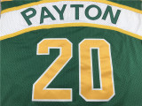 Vintage Green Gary Payton #20 Seattle SuperSonics Basketball Jersey Sports Shirt Tops