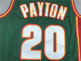 Vintage 95 96 Green Gary Payton #20 Seattle SuperSonics Basketball Jersey Sports Shirt Tops
