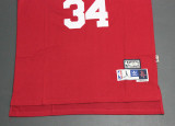 Vintage Red Hakeem Olajuwon #34 Houston Rockets  Basketball Jersey Sports Shirt Tops