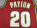 Vintage 97 98 Red Gary Payton #20 Seattle SuperSonics Basketball Jersey Sports Shirt Tops