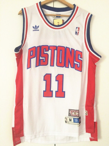 Adi White Grant Hill #33 Detroit Pistons Basketball Jersey Sports Shirt Tops