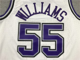 Classic White Jason Williams #55 Sacramento Kings Basketball Jersey Sports Shirt Tops