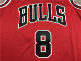 Classic Red Zach LaVine #8 Chicago Bulls Basketball Jersey Sports Shirt Tops
