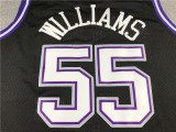 Vintage 98 99 Black Jason Williams #55 Sacramento Kings Basketball Jersey Sports Shirt Tops