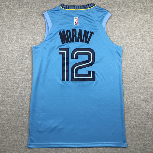 Classic Light Blue Ja Morant #12 Memphis Grizzlies Basketball Jersey Sports Shirt Tops
