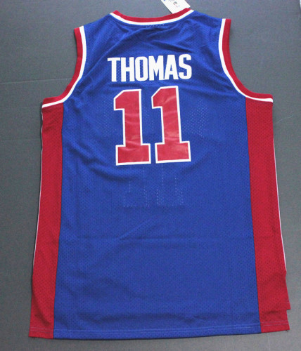 Retro Adi Blue Grant Hill #33 Detroit Pistons Basketball Jersey Sports Shirt Tops