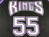 Vintage 98 99 Black Jason Williams #55 Sacramento Kings Basketball Jersey Sports Shirt Tops