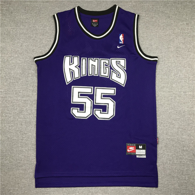 Classic Purple Jason Williams #55 Sacramento Kings Basketball Jersey Sports Shirt Tops