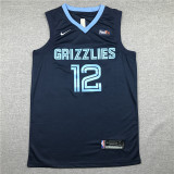 Classic Dark Blue Ja Morant #12 Memphis Grizzlies Basketball Jersey Sports Shirt Tops