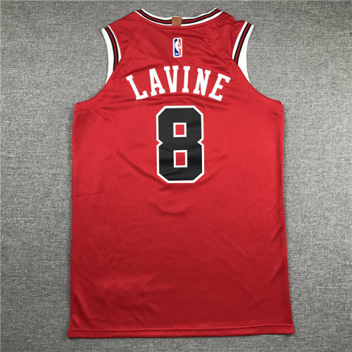 Classic Red Zach LaVine #8 Chicago Bulls Basketball Jersey Sports Shirt Tops