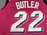 City Version Pink Jimmy Butler #22 Miami Heat Basketball Jersey Sports Shirt Tops