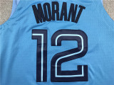 Classic Light Blue Ja Morant #12 Memphis Grizzlies Basketball Jersey Sports Shirt Tops