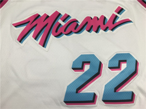 City Version White Jimmy Butler #22 Miami Heat Basketball Jersey Sports Shirt Tops