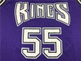 Vintage 98 99 Purple Jason Williams #55 Sacramento Kings Basketball Jersey Sports Shirt Tops