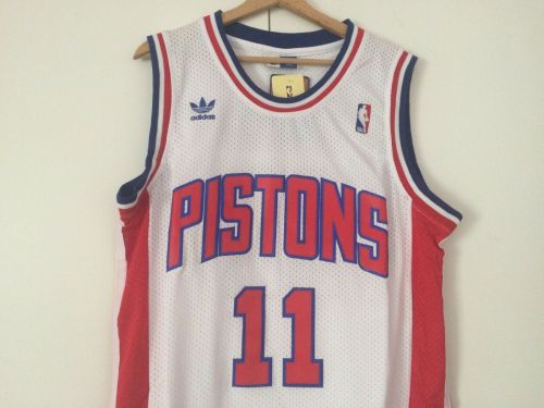 Adi White Grant Hill #33 Detroit Pistons Basketball Jersey Sports Shirt Tops