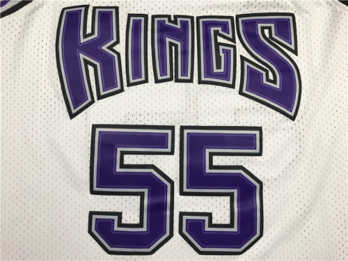 Classic White Jason Williams #55 Sacramento Kings Basketball Jersey Sports Shirt Tops