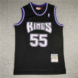 Vintage 98 99 Black Jason Williams #55 Sacramento Kings Basketball Jersey Sports Shirt Tops