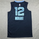 Classic Dark Blue Ja Morant #12 Memphis Grizzlies Basketball Jersey Sports Shirt Tops