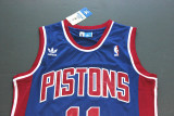 Retro Adi Blue Grant Hill #33 Detroit Pistons Basketball Jersey Sports Shirt Tops