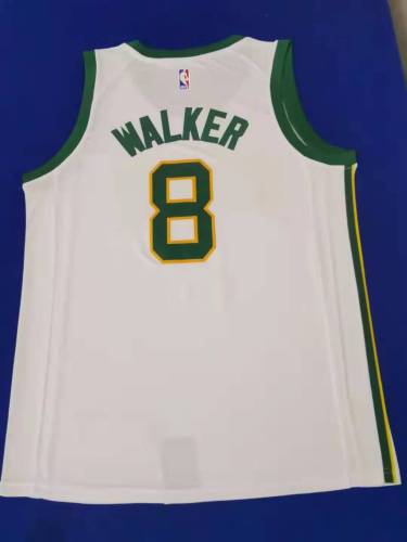 Classic White Kemba Walker #8 Boston Celtics Basketball Jersey Sports Shirt Tops