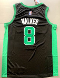 Classic Black Kemba Walker #8 Boston Celtics Basketball Jersey Sports Shirt Tops