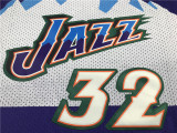 Shamrock Purple Karl Malone #32 Utah Jazz Basketball Jersey Sports Shirt Tops 
