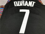 City Edition Black Kevin Durant #7 Brooklyn Nets Basketball Jersey Sports Shirt Tops 